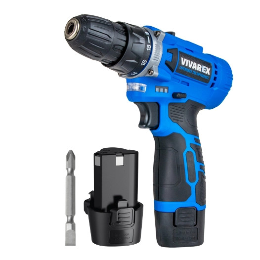دریل شارژی ٢ باطری بدون لوازم VR1215V-2B
