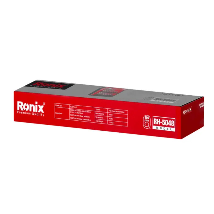 ست مته و قلم چهار شیار 10 عددی RH-5048