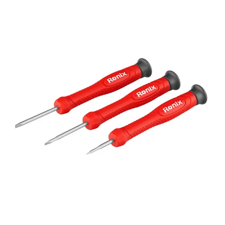 ست 6 عددی پیچ گوشتی ساعتی دسته پلاستیکی کد RH-2712