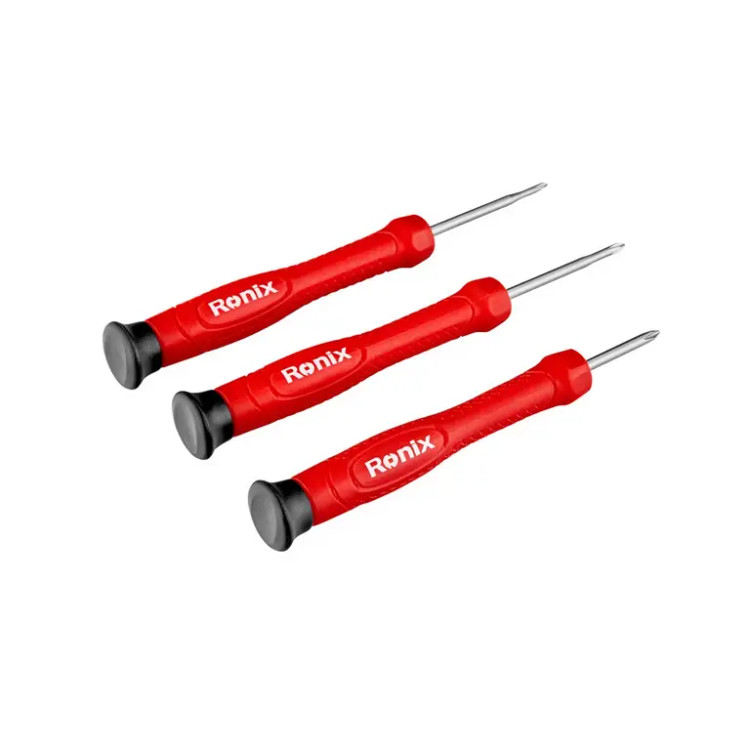 ست 6 عددی پیچ گوشتی ساعتی دسته پلاستیکی کد RH-2712