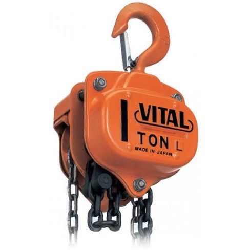 جرثقیل سقفی زنجیری ویتال VL1 ظرفیت 1 تن 3 متری