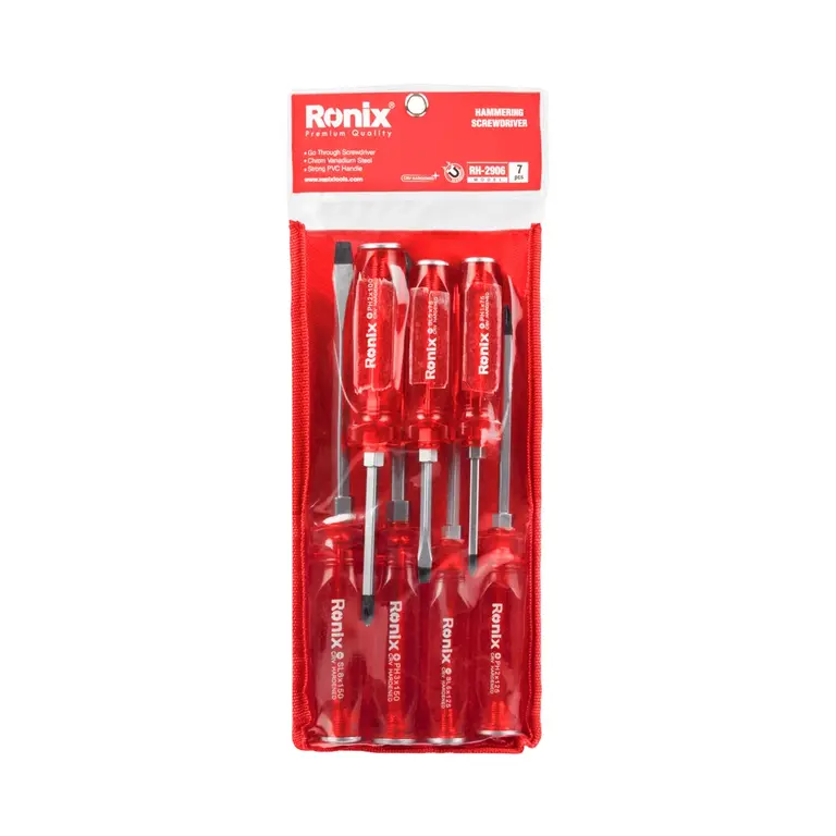 مجموعه 7 عددی پیچ گوشتی ضربه خور رونیکس کد RH-2906