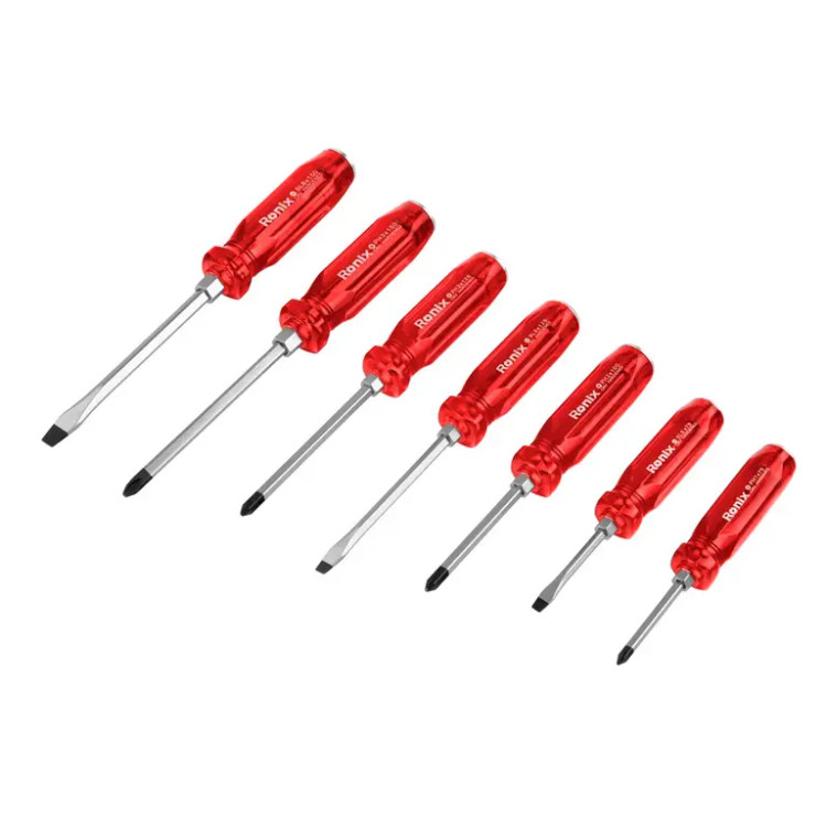 مجموعه 7 عددی پیچ گوشتی ضربه خور رونیکس کد RH-2906