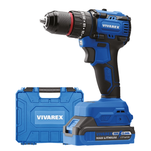 دریل شارژی ٢ باطری براشلس ویوارکس کد VR2010-BLX
