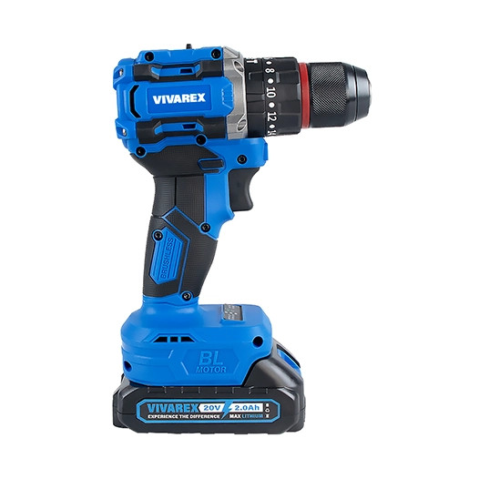 دریل شارژی ٢ باطری براشلس ویوارکس کد VR2010-BLX