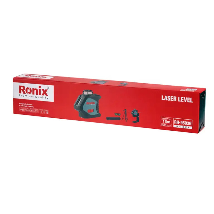 ترازلیزری 120+360 درجه نورسبز رونیکس کد RH-9503G