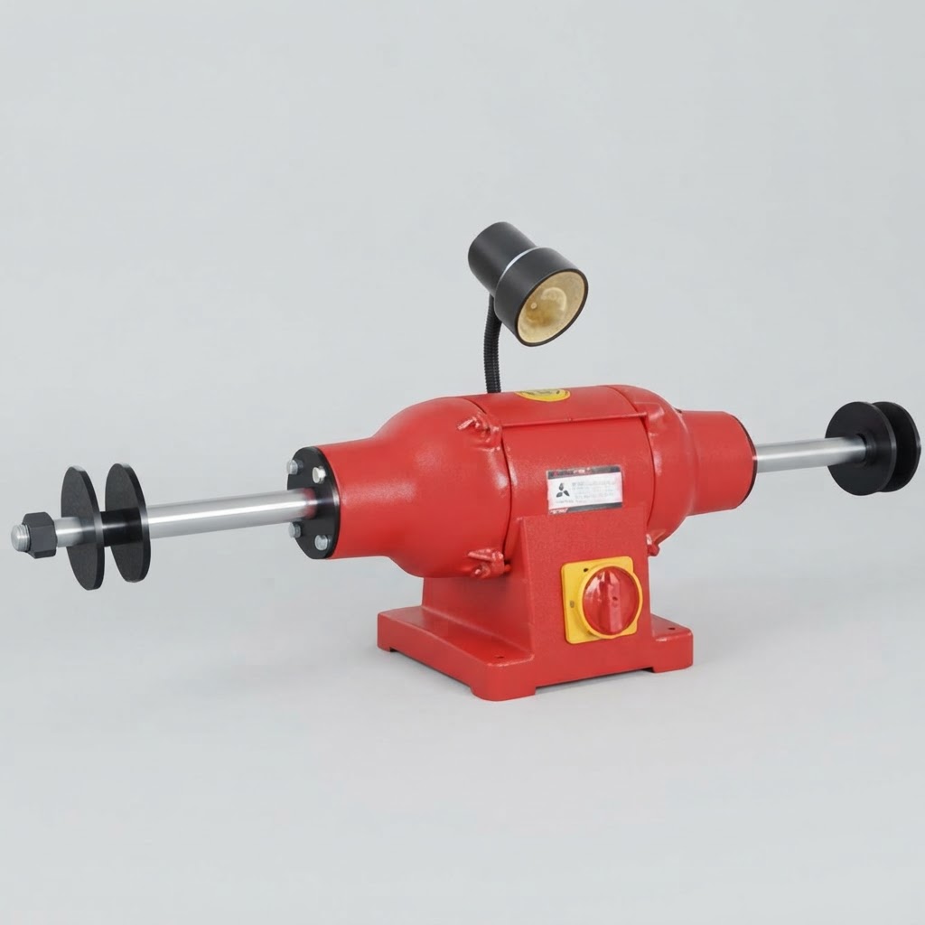 ماشین سنگ پرداخت300میلیمتر(3000دور)بدون پایه چراغ دارمحکPGD2000-2L