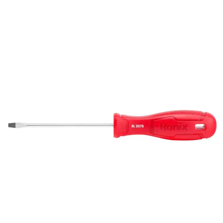 پیچ گوشتی تکی 75x3 دوسو پلاستیکی تک رنگ RH-2734