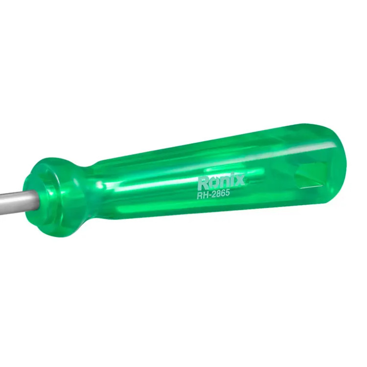 پیچ گوشتی تکی ساده 125*6 چهارسو کریستالی RH-2865