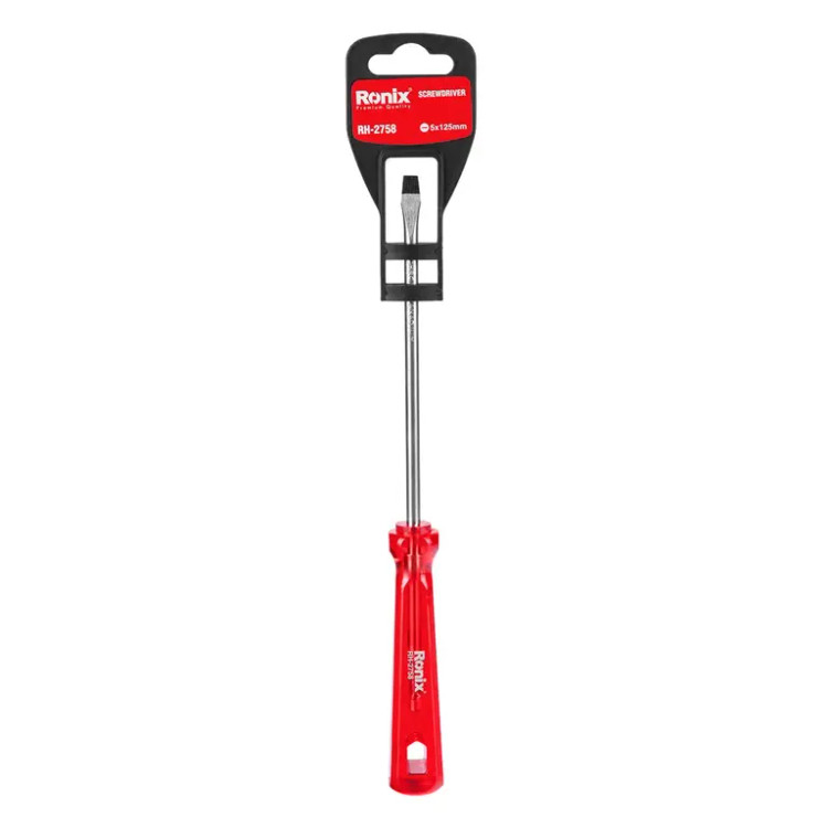 پیچ گوشتی تکی ساده 125*5دوسو کریستالی رونیکس کد RH-2758