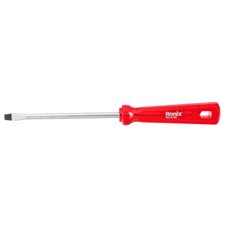 پیچ گوشتی تکی ساده 125*6 دوسو کریستالی رونیکس کد RH-2768