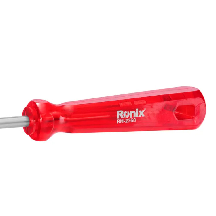 پیچ گوشتی تکی ساده 125*6 دوسو کریستالی رونیکس کد RH-2768