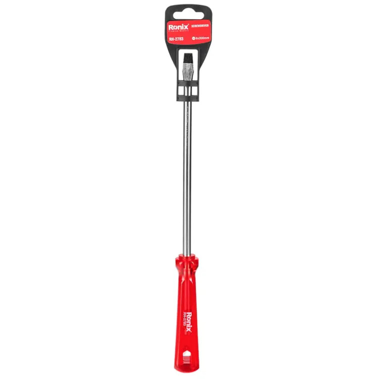 پیچ گوشتی تکی ساده 200*8 دوسو کریستالی رونیکس کد RH-2783