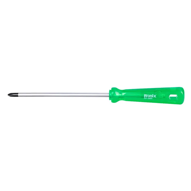 پیچ گوشتی تکی ساده 150*6 چهارسو کریستالی رونیکس کد RH-2869