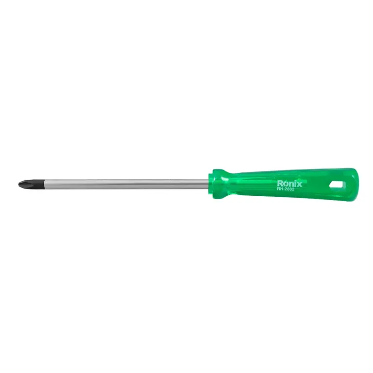 پیچ گوشتی تکی ساده 150*8 چهارسو کریستالی رونیکس کد RH-2882