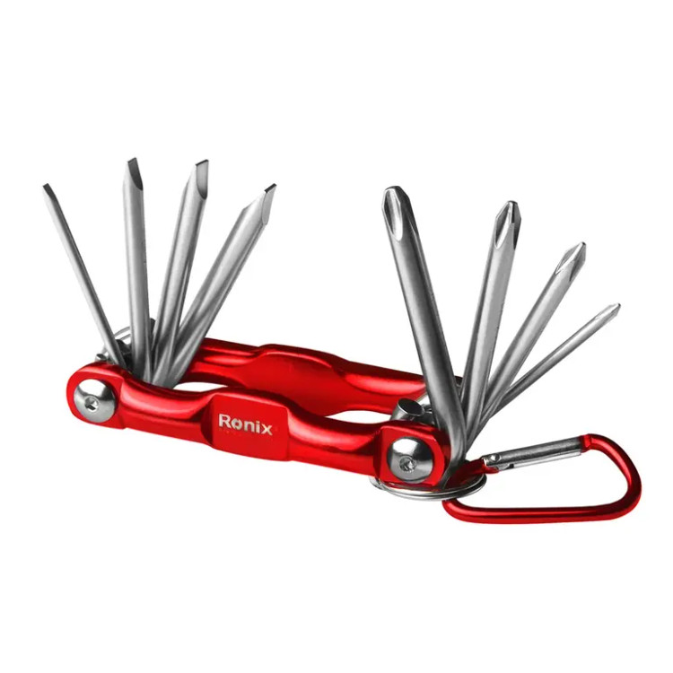 ست پیچ گوشتی چاقویی آلومینیومی 8 عددی فانتزی رونیکس کد RH-2901